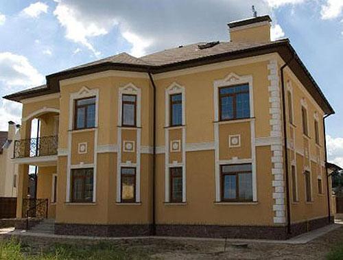 Штукатурные фасады домов