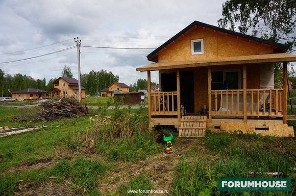 Времянка для дачи своими руками (фото + чертежи)