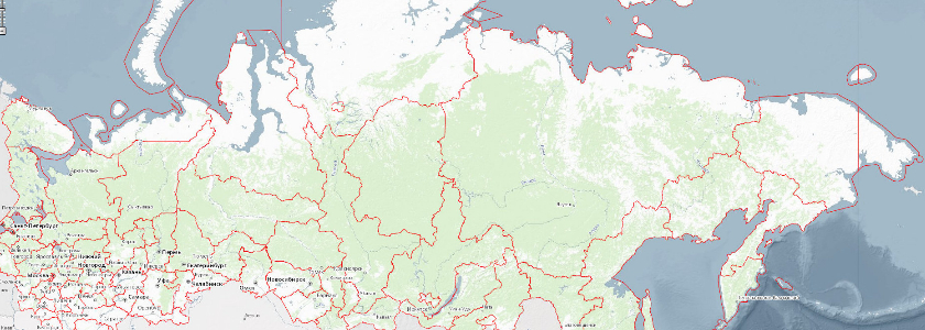 Земли населенных пунктов на карте РФ. Назови участок рф